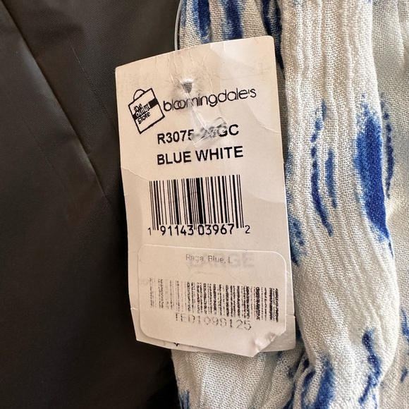 RAGA Blue and White Patterned Mini Skirt - Picture 4 of 10